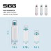 SIGG Total Clear ONE Tritan Drinking Bottle Suitable for Carbonated Drinks, Dishwasher Safe, Leak-Proof, Feather-Light, Scratch-Resistant, BPA-Free, 0.75 L/1.5 L