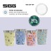 SIGG Children's Cup Set (4 x 0.35 L), Drinking Cups for Children in 4 Colourful Designs for Boys and Girls, Practical Stainless Steel Cups for Home and Travel