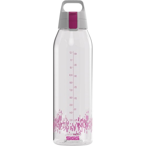 SIGG Total Clear ONE Tritan Drinking Bottle Suitable for Carbonated Drinks, Dishwasher Safe, Leak-Proof, Feather-Light, Scratch-Resistant, BPA-Free, 0.75 L/1.5 L