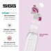 SIGG Total Clear ONE Tritan Drinking Bottle Suitable for Carbonated Drinks, Dishwasher Safe, Leak-Proof, Feather-Light, Scratch-Resistant, BPA-Free, 0.75 L/1.5 L