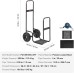 VEVOR Firewood Trolley 67 x 52 x 110 cm Firewood Trolley Powder Coated Steel Firewood Cart with 266.7 mm Rubber Wheels Wood Trolley Max. 113.4 kg Transport Trolley Including Bungee Rope Floor Net 600D
