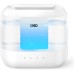 Dreo Humidifier for Bedroom, Top Fill 4L Supersized Cool Mist Humidifier with Oil Diffuser and Night Light, 32H Running Time, Quiet Ultrasonic Humidifier for Baby Nursery and Plants
