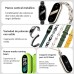 Xiaomi Smart Band 8 Fitness Tracker, 1,62-инчов AMOLED дисплей, 16 дни живот на батерията, 5ATM, проследяване на SpO2, мониторинг на съня и пулса, над 150 режима на тренировка, крачкомер, графитно черно
