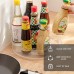 BillyBath Turntable Organiser 360°Lazy Susan Spice Rack Rotating Spice Holder Spice Rack Kitchen Holder No Drilling for Kitchen Organiser Storage