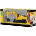 JAMARA 406310 S-Matic Excavator 2.4 GHz, Children's Excavator, Toy Excavator, RC Kids, Remote Controlled, Caterpillar Drive, Multiplayer Operation, from 6 Years, 360 Degree Tower Rotation, Yellow