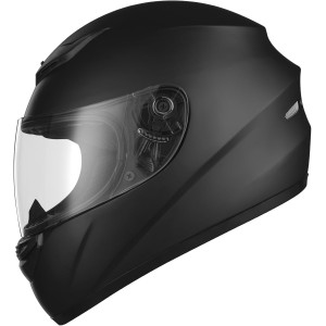 Favoto Motorcycle Helmet Full-Face Helmets for Adults Full Face Helmet Moped Helmet for Men Women Breathable ECE Certified M (57-58 cm) Black