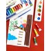 Carioca 12 x 12ml Tubes Tempera Paint in Tubes - Assorted and Glossy Colours - Super Washable and Mixable - High Coverage - Suitable for Porous Materials