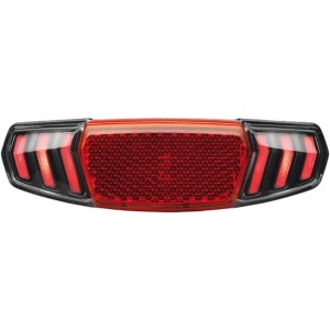 busch+müller Unisex - Adult Rear Light Dart E Bikes, Red, 50-80 mm