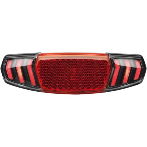 busch+müller Unisex - Adult Rear Light Dart E Bikes, Red, 50-80 mm