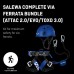 Salewa Attac/Evo/Toxo 3.0 Complete Via Ferrata Set, Black, Plain