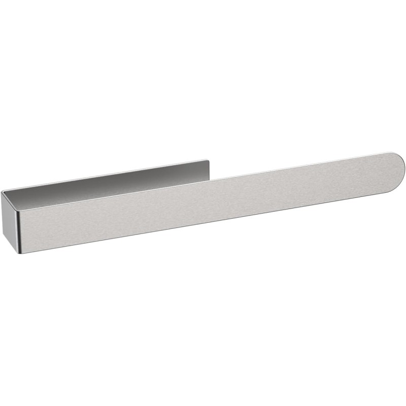 Ibergrif Towel Rail without Drilling, 37 cm 304 Stainless Steel Towel Rail for Gluing for Bathroom and Kitchen, Grey
