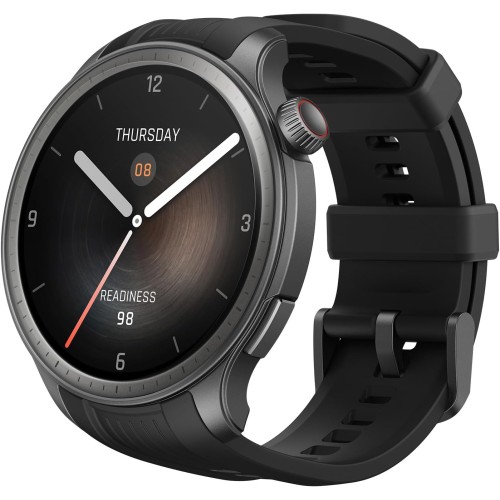 Amazfit Balance 46mm Smart Watch, Contactless NFC Payment, AI Fitness Trainer, 14 Days Battery Life, Sleep and Health Monitoring, GPS, 150 Sports Modes, Bluetooth Calls for Android and iPhone