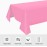 CHEPULA Disposable Tablecloths, Pack of 4, Disposable Tablecloths, Waterproof, Rectangular Tablecloths, Suitable for Birthday, Party, Children's Birthday, Wedding, Christmas, 137 x 274 cm, Pink