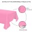 CHEPULA Disposable Tablecloths, Pack of 4, Disposable Tablecloths, Waterproof, Rectangular Tablecloths, Suitable for Birthday, Party, Children's Birthday, Wedding, Christmas, 137 x 274 cm, Pink