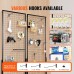 VEVOR Grid Wall Panels 2 Packs Wire Mesh Wall Display Shelves with T Base, Double Sided Grid Wall Panels for Craft Shows, Retail Display with Additional Clips and Hooks