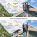 Xega 4G LTE Dual Lens Outdoor Security Camera with SIM Card, 14400 mAh Battery 2K Wireless Solar IP Camera Without WiFi, Personal Recognition, 355°/100° Swivel, Night Vision, 2-Way Audio, IP66