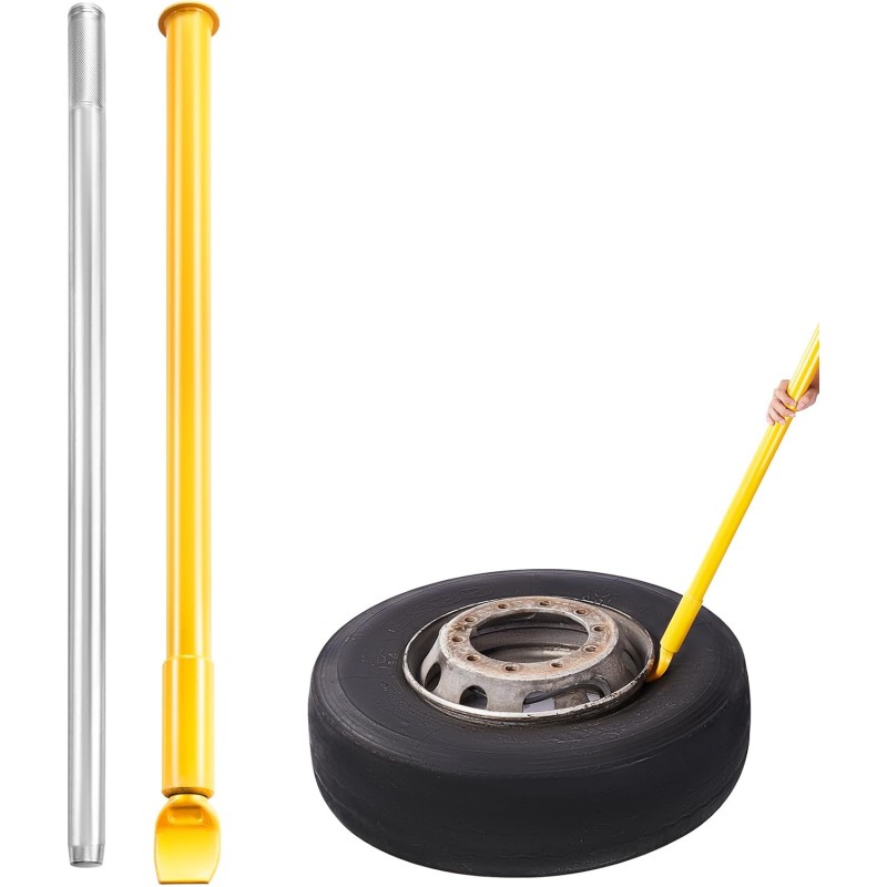 VEVOR Tyre Changer Tyre Changer 1175 mm Yellow Tyre Fitting Tool Tyre Lever Tyre Change Tool Manual for Cars, Trucks, SUVs, Motorcycles