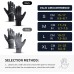 KynciLOR Winter Gloves Men's Warm, Touchscreen Cycling Gloves, Non-Slip, Windproof and Cold-Resistant Gloves for Cycling, Skiing and Working