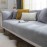 YSZBD Sofa Cover, Waterproof, Protector for L-Shaped, 1/2/3/4-Seater, Corner Sofas, Protective Blanket, Non-Slip, Light Grey, 70 x 180 cm