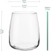 TREND FOR HOME Glass Vase Large Height: 22.7 cm Vase for Pampas Grass Glass Flower Vase for Pampas Grass Vases Glass for Wedding Tulips Wide Opening Diameter 19 cm Zinnia