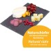 Westmark Natural Slate / Serving Plates, Set of 2, Rectangular, Surface: 30 x 20 cm Each Slate, Tapas + Friends, 694022E3