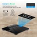 Body Scales with High Precision Sensors: Precision Digital Safety Glass Bathroom Scales, Black