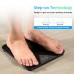 Body Scales with High Precision Sensors: Precision Digital Safety Glass Bathroom Scales, Black