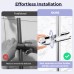 Alyvisun Adjustable Hand Shower Holder with 2 Hooks, Universal Shower Head Holder, No Drilling for 16-27 mm, Chrome-Plated Shower Holder for Shower Rail, 360° Rotatable, Easy Installation