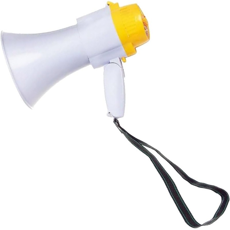 GC GLOBALCOMMERCE Unisex - Adult Megaf12 Megaphone, White, M