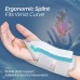 CURECARE Wrist Support with 2 Interchangeable Splints, Wrist Brace for Pain Relief, Adjustable Carpal Tunnel Syndrome Splint, Wrist Bandages for Tendinitis, Arthritis (S/M, Left)