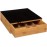 Avilia Space Saving Bamboo Capsule Dispenser with 2 Drawers for Capsules, Coffee Pods and Sugar