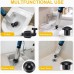 NiC IS COCNG Pressure toilet suppressor, high pressure toilet plunger, toilet plunger, pipe cleaner, toilet blockage removal, toilet plunger 4-in-1 toilet plunger for toilet/sink/bathtub/floor drain