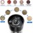Salt and Pepper Mills Electric Set of 2 Battery Operated Spice Mills LED Light and Adjustable Coarseness Black