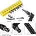 14-Piece Angle Screwdriver Attachment Set, 105° Angle Attachment for Cordless Screwdriver, Angle Drill Attachment, Flexible Shaft Drill Bit Holder, 1/4 Inch Hex Shank, Angle Gear, for Garage,