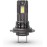 Philips Ultinon Access LED Headlight Bulb (H7), Ultra-Compact Direct-Fit, +80%, 6000K, Set of 2
