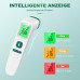 Fever Thermometer, Contactless Forehead Thermometer, Digital Infrared Thermometer for Babies and Adults with Instant Accurate Readings, Fever Alarm, LCD Display and 35 Memory Recall (Green)