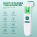 Fever Thermometer, Contactless Forehead Thermometer, Digital Infrared Thermometer for Babies and Adults with Instant Accurate Readings, Fever Alarm, LCD Display and 35 Memory Recall (Green)