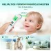 Fever Thermometer, Contactless Forehead Thermometer, Digital Infrared Thermometer for Babies and Adults with Instant Accurate Readings, Fever Alarm, LCD Display and 35 Memory Recall (Green)