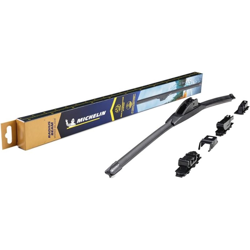 Michelin Radius Beam 380mm Multiple Connectors Included Fits Ford Fiesta VI Fiat Panda Nissan Qashqai Lancia Ypsilon Honda Jazz II Daewoo Matiz VW Fox
