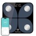 Body Fat Scale, Personal Scales Digital Test Winner with App Smart Scale, Bluetooth Body Analysis Scales with for Body Fat, BMI, Muscle Mass, Protein, BMR, 26 cm x 26 cm