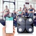 Body Fat Scale, Personal Scales Digital Test Winner with App Smart Scale, Bluetooth Body Analysis Scales with for Body Fat, BMI, Muscle Mass, Protein, BMR, 26 cm x 26 cm