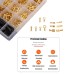 KOXXIAMOQ Pack of 525 2.8 mm 4.8 mm 6.3 mm Flat Connector Spade Cable Lugs Assortment Kit, Blade Receptacles Set, Cable Connector Terminal Cable Lugs with Insulation Sleeve