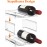 Lifewit Stackable Plastic Wine Rack for Refrigerator, Cupboard, Countertop, Wine Bottle Holder, Water Bottle Storage Organiser, Holds 4 Bottles