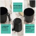 Berglander Black Plastic Coffee Cups Set of 8 450 ml, Plastic Coffee Cups with Handles, Reusable, Water Cups, Easy to Carry, Ideal for Home, Garden, Picnic, Camping