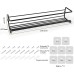 Pack of 4 Spice Rack Organiser, Wall Mounted, Spice Rack Shelves with Glue or Screw Mounted, Storage Bottles, Spice Organiser for Kitchen, Pantry, Cupboard Door