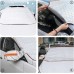 CaiTang Car Windscreen Cover, Windscreen Cover with 5 Magnets, Windscreen Cover, Car Windscreen Cover, Foldable Against Sun, Snow, Frost, Dust, 225 x 110 cm
