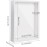 3D Picture Frame for Filling, 3D Deep Object Frame A4, Shadow Box Display Case Frame with Transparent Acrylic Plate Frame, Wooden 3D Frame for Memorabilia, Flowers, Medals, Photo (White 5 cm)