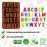 NPEX Silicone 26 Letters (5.5 cm) A-Z Extra Stable Alphabet Soap Mould, Silicone Mould Baking Mould, Chocolate Mould, Cake, Baking, UV Resin Casting Mould, Non-Stick Epoxy Resin Mould, Chocolate