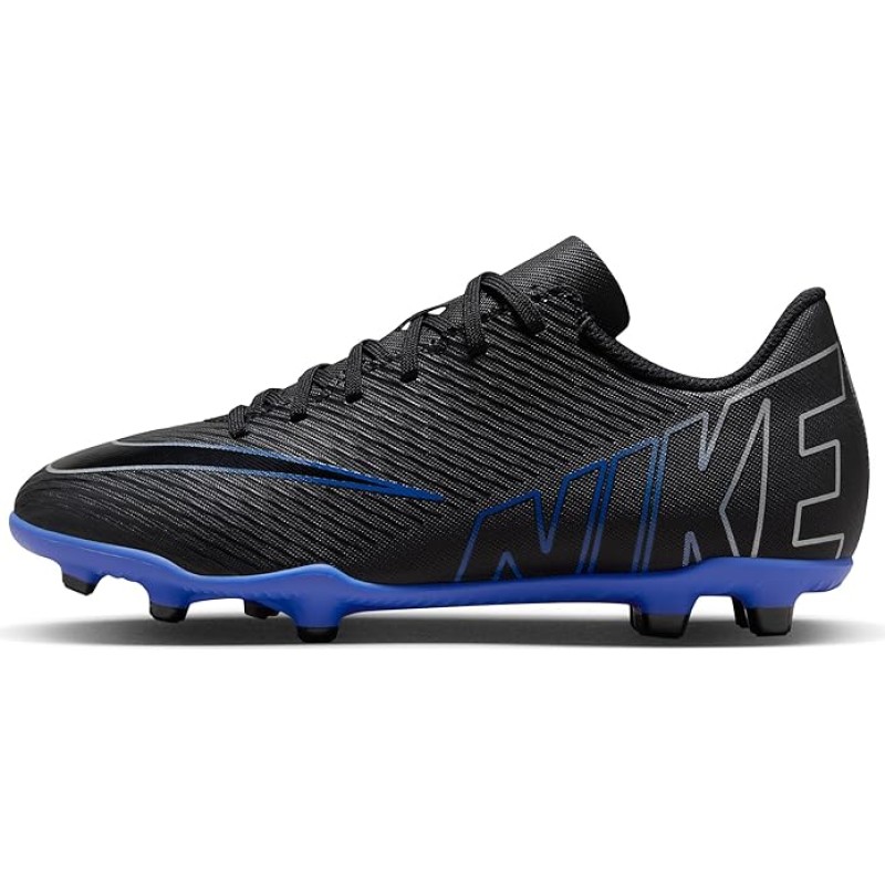 Nike Unisex Kinder Nike Jr Mercurial Vapor 15 Club Black/Chrome-Hyper RoyalSportschuhe