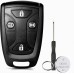 4 ключа за автомобилен ключ за SAAB Scania Truck DC13 143 148 141 4X2 6X2R GRS905 R S G P Series Scania Key Cover с отвертка за ключ CR2032 батерия